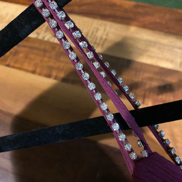 David’s Bridal Rhinestone Strap Bridesmaid Dress - Picture 4 of 5